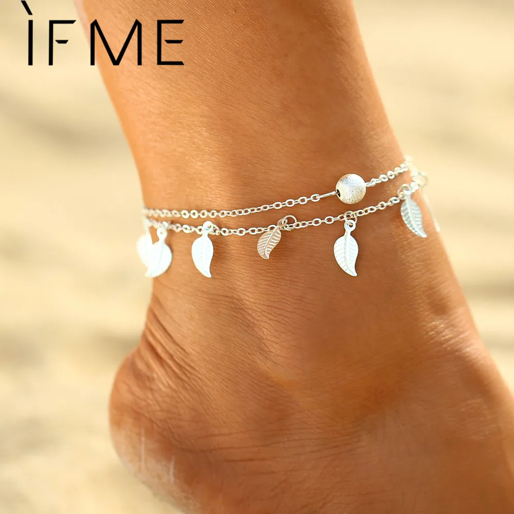 Если мне 2017 Новая Мода Чешский листьев браслеты для женщин золото Цвет Ссылка