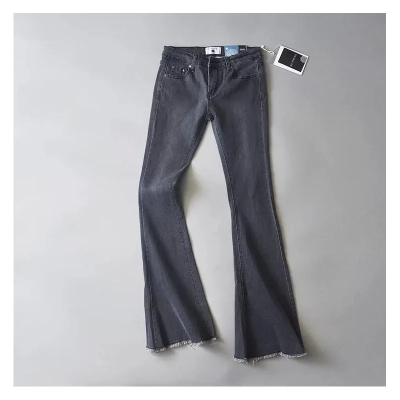 Женские джинсы с высокой талией обтягивающие рваные джинсовые штаны сексуальные