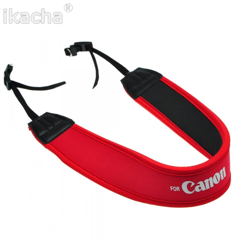 Новый красный неопреновый ремень для камеры Canon EOS 600D 5D 7D 60D 300D 400D 550D 1000D 1100D DSLR |