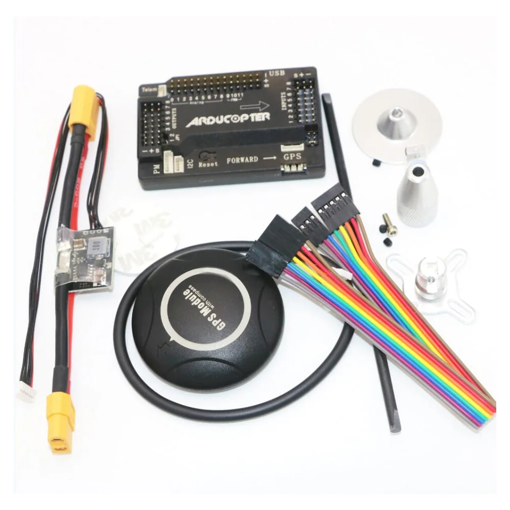 APM 2,8 ArduPilot Mega внутренний компас APM Контроллер полета встроенный компас с 7 м gps для FPV RC беспилотный самолет
