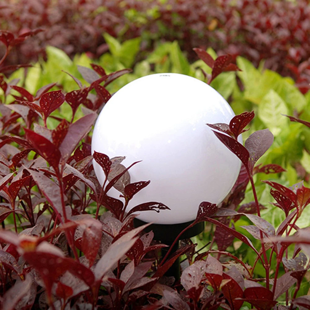 Led Ground Garden Light Solar Round Ball Automatic Waterproof Outdoor Path Lights Lawn Lamp | Лампы и освещение