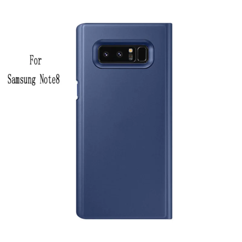 Для samsung Galaxy Note 8 Note8 Clear View стоя чехол флип противоударное зеркало Роскошные 360