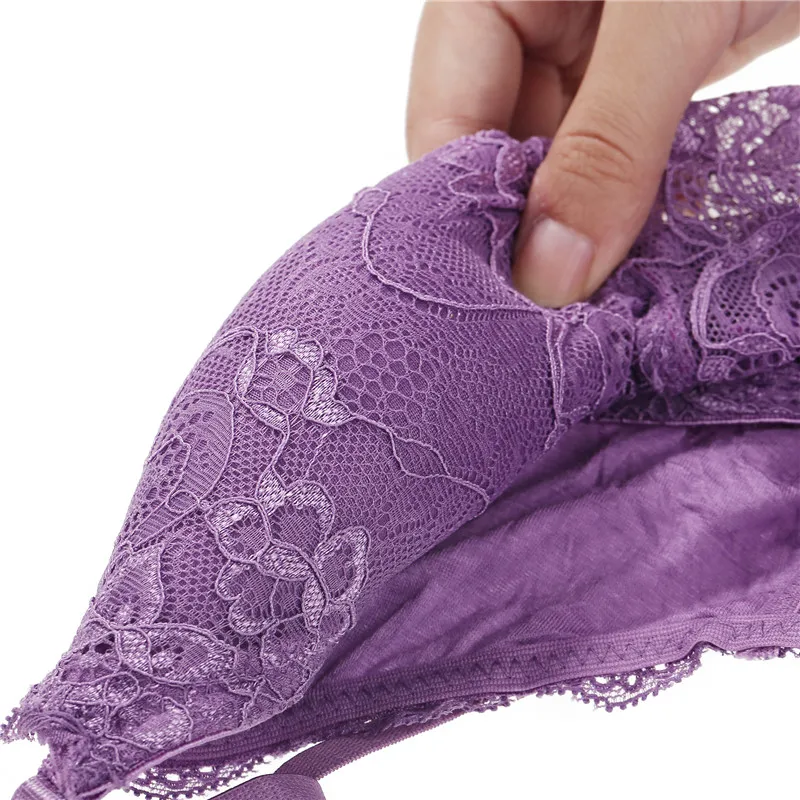 Модный кружевной бюстгальтер Беспроводной спортивный для девочек переходного