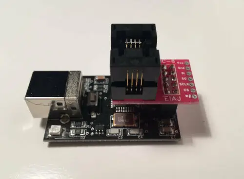 Программатор памяти SPI Flash EEPROM с адаптером гнезда EIAJ SOIC8 SO8 (USB 2 0) | Электронные
