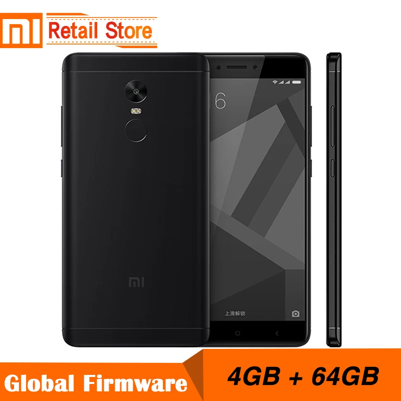 Оригинальный Xiaomi Redmi Note 4x4 ГБ 64 5.5 дюймов Дисплей мобильный телефон 4 г MTK helio X20 дека