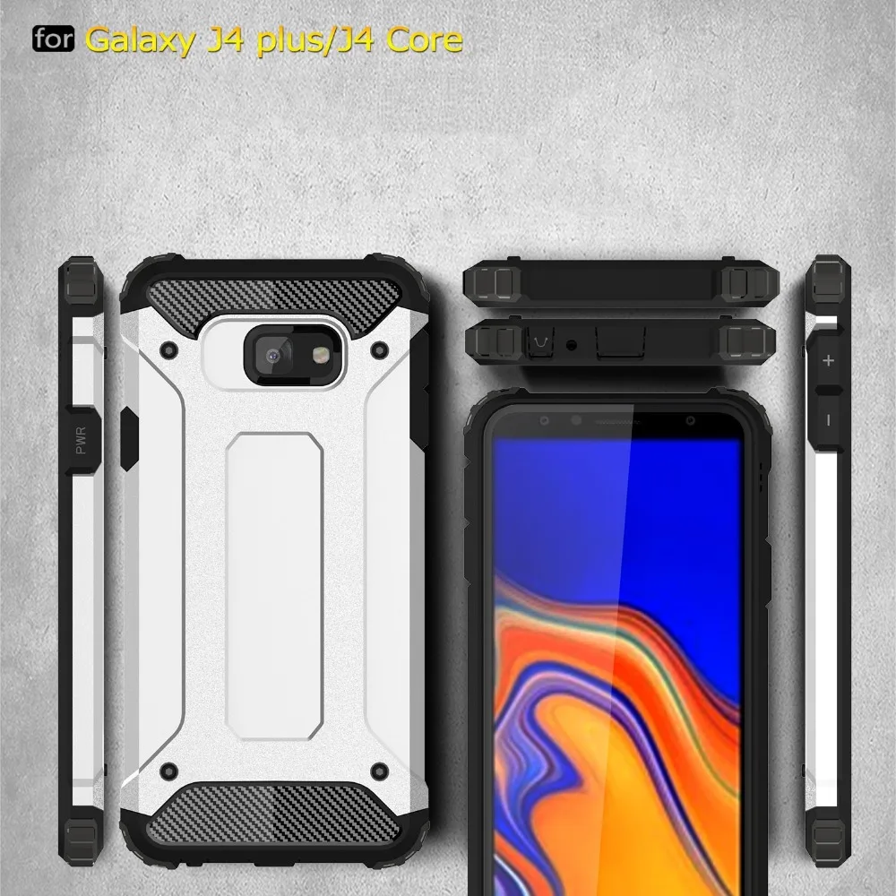 Для samsung Galaxy J4Core J4plus J4 J6 ЕС 2018 Armour sport чехол для телефона Ударопрочный силиконовый