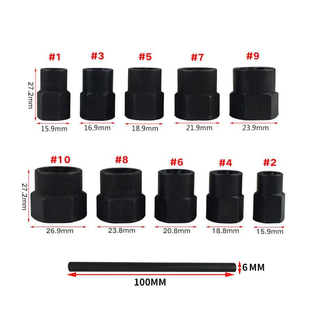 11-piece nut extractor Nut Damaged bolt remover Screwdriver stud Socket broken screw removal kit | Автомобили и мотоциклы