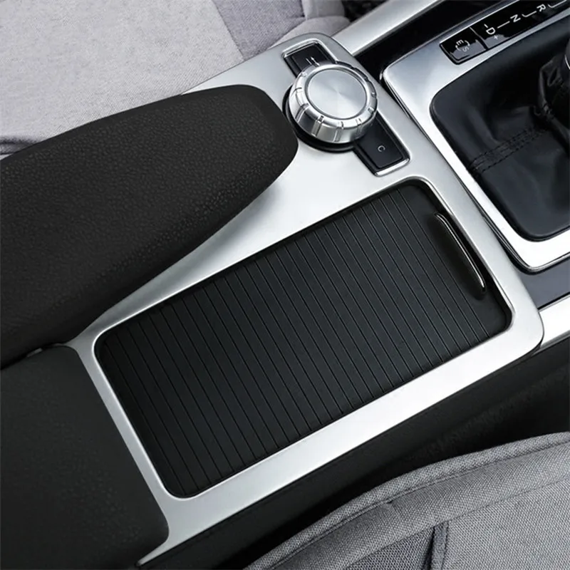 ABS центральная консоль рамка держателя стакана воды крышка Накладка для Mercedes Benz C Класс W204 08-14 E класс W212 10-11 E купе 10-12 LHD
