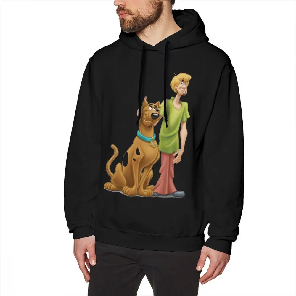 Скуби Ду Abbey Road толстовки мужские Ретро Стильный Camiseta с круглым вырезом Толстовка Повседневная - Цвет: black