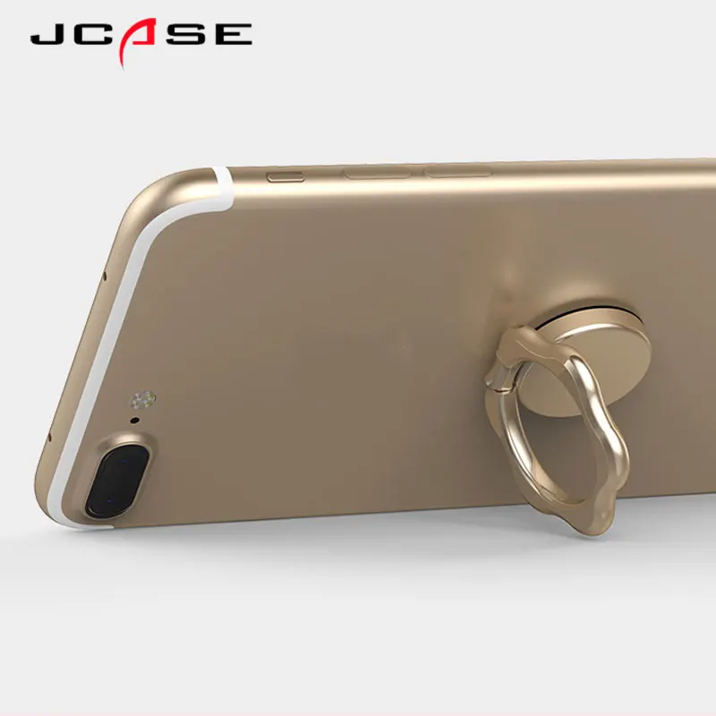 JCASE, металлическое кольцо с лепестком, универсальный держатель для мобильного телефона, вращение на 360 градусов, кольцо-держатель для пальца, магнитный автомобильный кронштейн, подставка