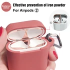 Пылезащитный стикер для Apple AirPods 2, металлический пылезащитный чехол для Air Pods 2
