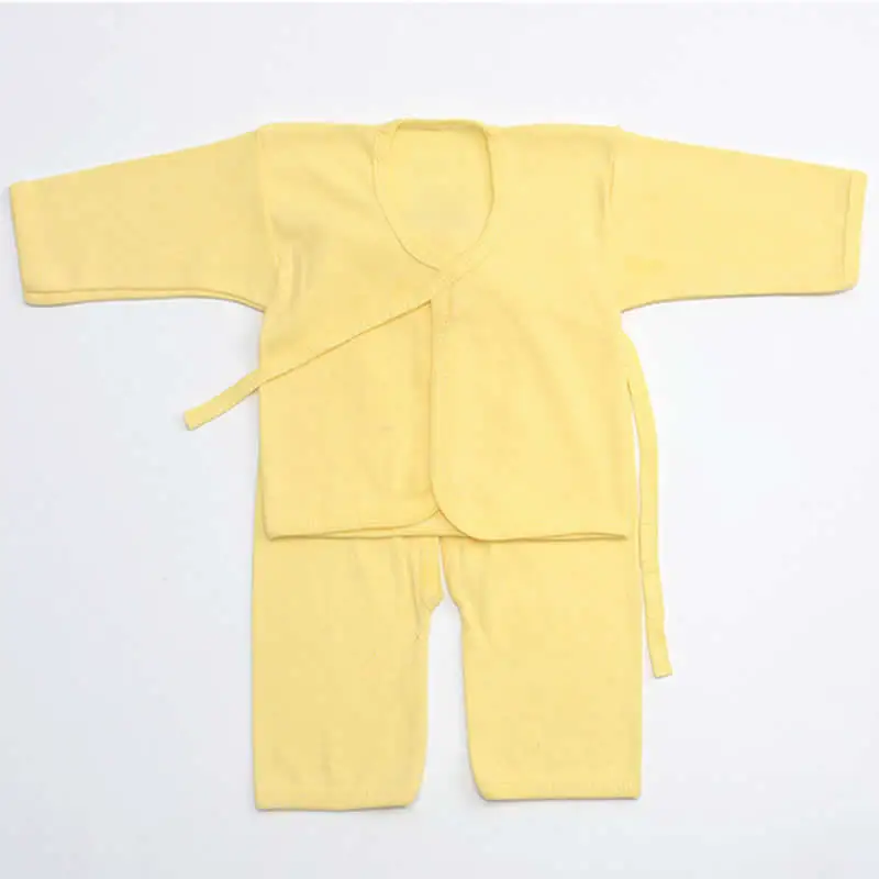 Одежда для новорожденных комплекты малышей Лидер продаж чесаный хлопок Комплект