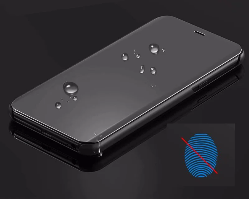 Умный зеркальный Чехол С Откидывающейся Крышкой для Samsung Galaxy S8 S9 плюс S7 край M10 M20 A5 A7 J3 J7 J5 J4 J6 J8 A6 A8 J2 Prime чехол