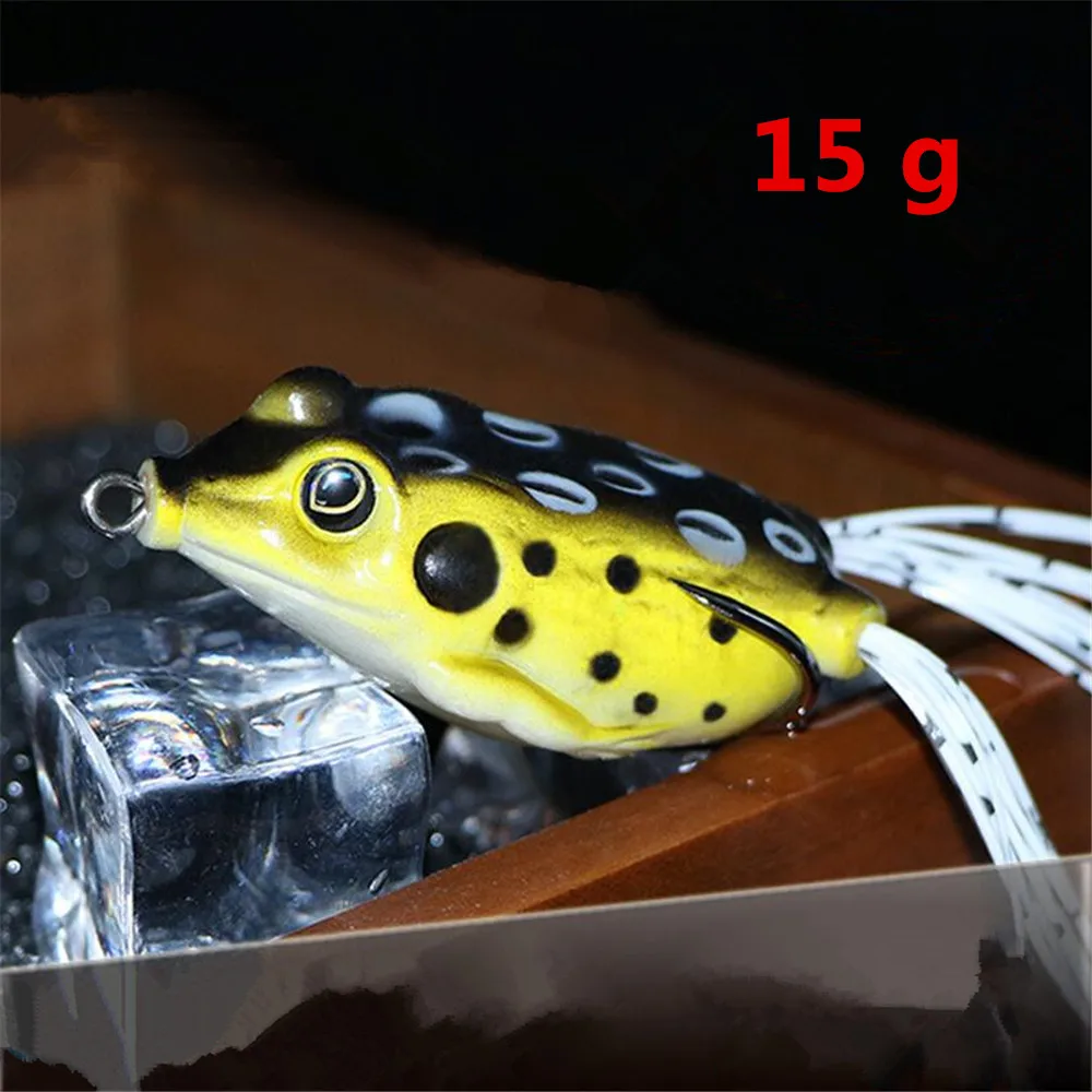 Лидер продаж 1 шт. бионическая приманка Мягкая Lei Frog двойные крючки из