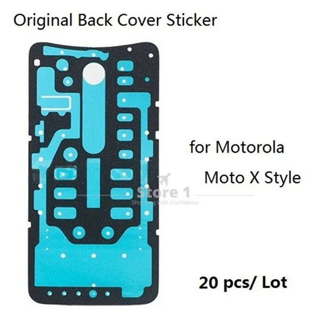 20 шт./лот оригинальная наклейка на заднюю панель для Motorola Moto X Style Крышка корпуса