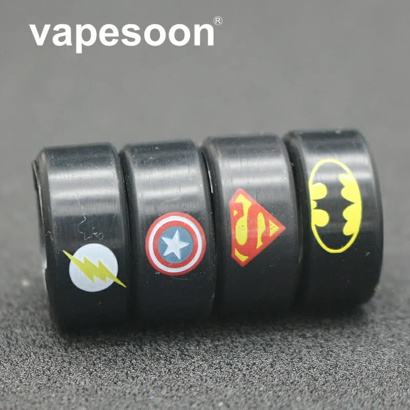 

23mm*10mm Silicon Rubber Band Ring Anti-Slip Decoration Vape Band For Mechanical Mod RBA RDA Tank