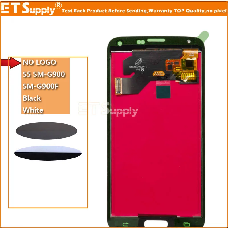 TFT LCD Display For Samsung Galaxy S5 Touch Screen Digitizer i9600 SM-G900 G900F work good | Мобильные телефоны и