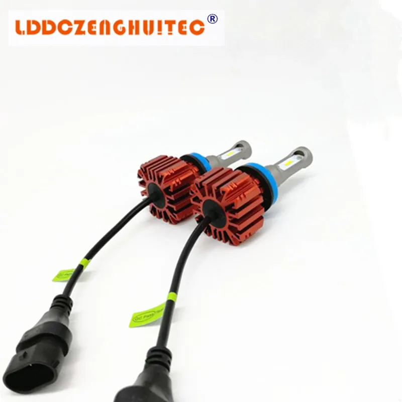 LDDCZENGHUITEC фары H1/H3/H4/H7/H11/H13/9005/9006 9004 9007 9012 880 Светодиодная лампа для автомобильных фар