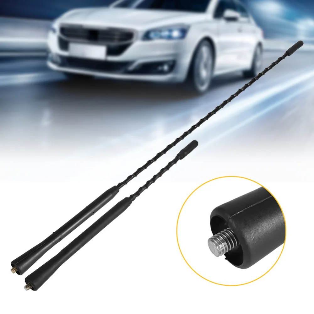 

Car Auto Roof Mast Stereo Radio FM AM Amplified Booster Antenna Automobiles Accessories 0.2 A 12V Universal