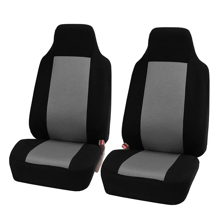 Gray Black 2 Seats Автокресло охватывает полный автомобилей чехлы сидений дешевые Four Seasons универсальный автомобильный интерьер аксессуары сиденье протектор для автомобиля - Название цвета: Gray Black 2 Seats