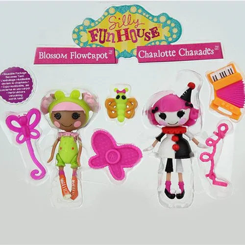 Лидер продаж 2 шт. куклы + 4 аксессуары 3 дюйма оригинальные MGA Lalaloopsy с аксессуарами