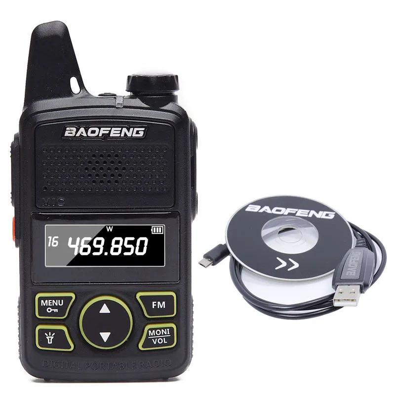 Оригинальная портативная мини рация Baofeng UHF 400 470 МГц двухсторонняя радиосвязь