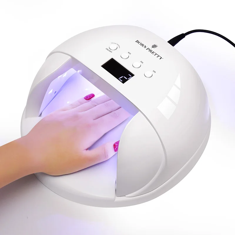 Сушилка для ногтей BORN PRETTY светодиодная УФ-лампа USB ЖК-дисплея сушильный Гель-лак |