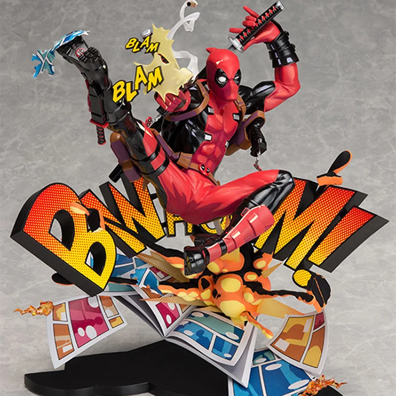 GSC Marvel супер герой Дэдпул ломающая четвёртая стена фигурка со сценами X-men коллекционные игрушки 25 см