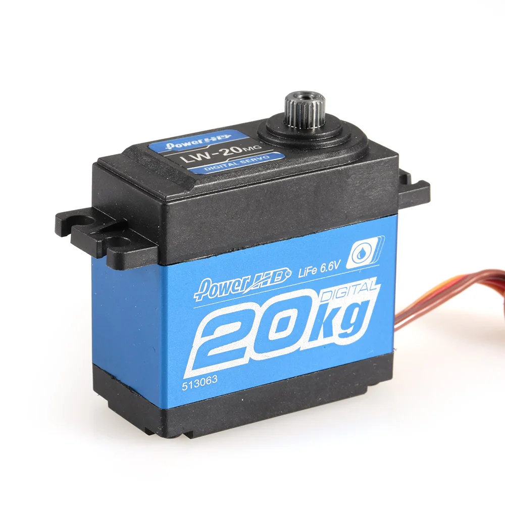 Power HD LW-20MG 20Kg Waterproof High Torque Digital Servo with Metal Gear for RC 1/10 1/8 Off-road Car Buggy Truck | Игрушки и хобби