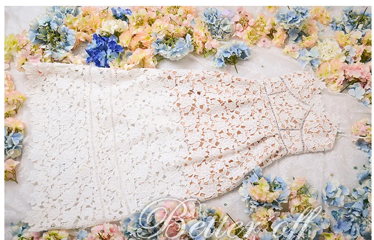 ZAWFL 2019 летнее высококачественное модельное дизайнерское кружевное платье