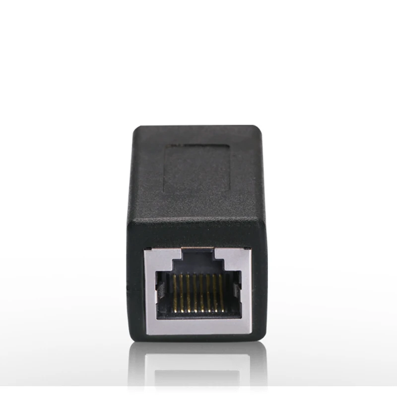 10 шт./лот коннектор RJ45 гнездо-гнездо Cat7/6/5e Ethernet-адаптер 8P8C Сетевой удлинитель