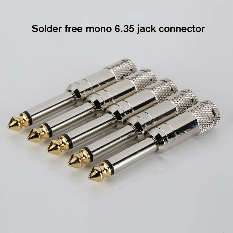 Soundking новинка Без припоя моно 1/4 &quotразъем jack 6 35 мм разъем используется для