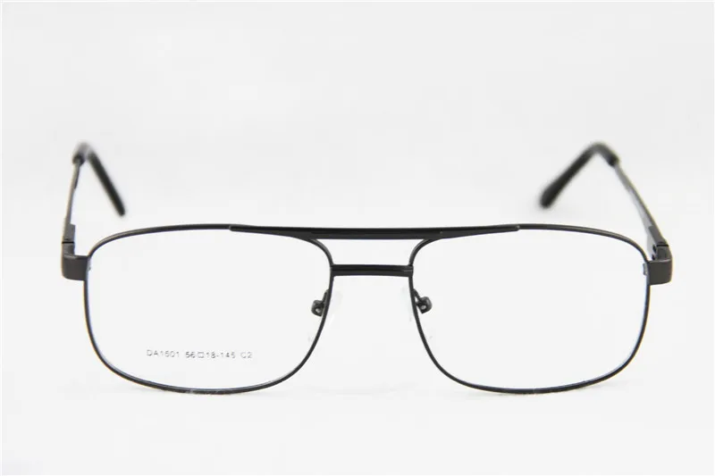 Очки для чтения с металлической оправой мужчин и женщин прозрачные линзы