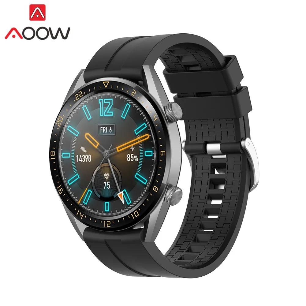 22 мм силиконовый ремешок для часов huawei Watch GT 2 Active/элегантный 42 мм 46 мм Honor Watch волшебный, резиновый спортивный браслет