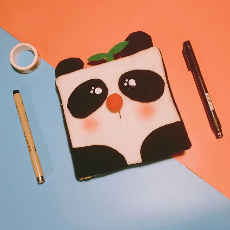 2019 Creative Felt Plush Fabric Cover Refillable Notebook Lined/Grid/Blank Diary Binder Christmas Tree Note Book Office Supplies |