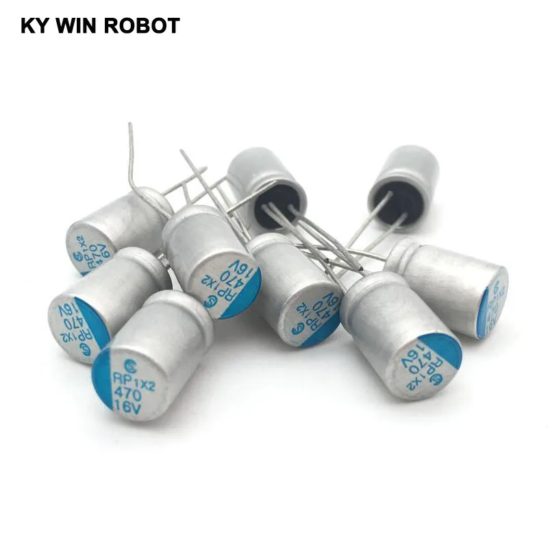 

16V470UF 8*12 DIP Solid Electrolytic Capacitor 470UF 16V 8X12mm Solid Sate Capacitor High Quality