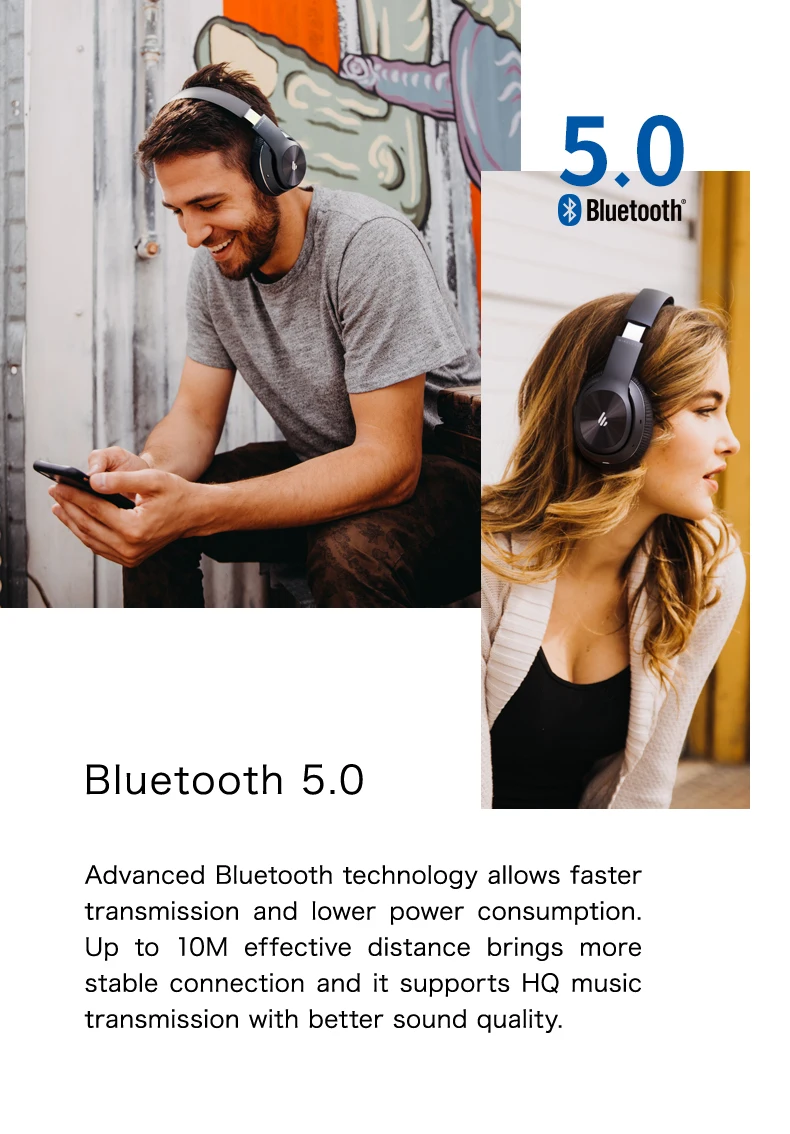 Edifier W828NB queen бутики с головным креплением и шумоподавлением Bluetooth гарнитура стерео Bluetooth наушники