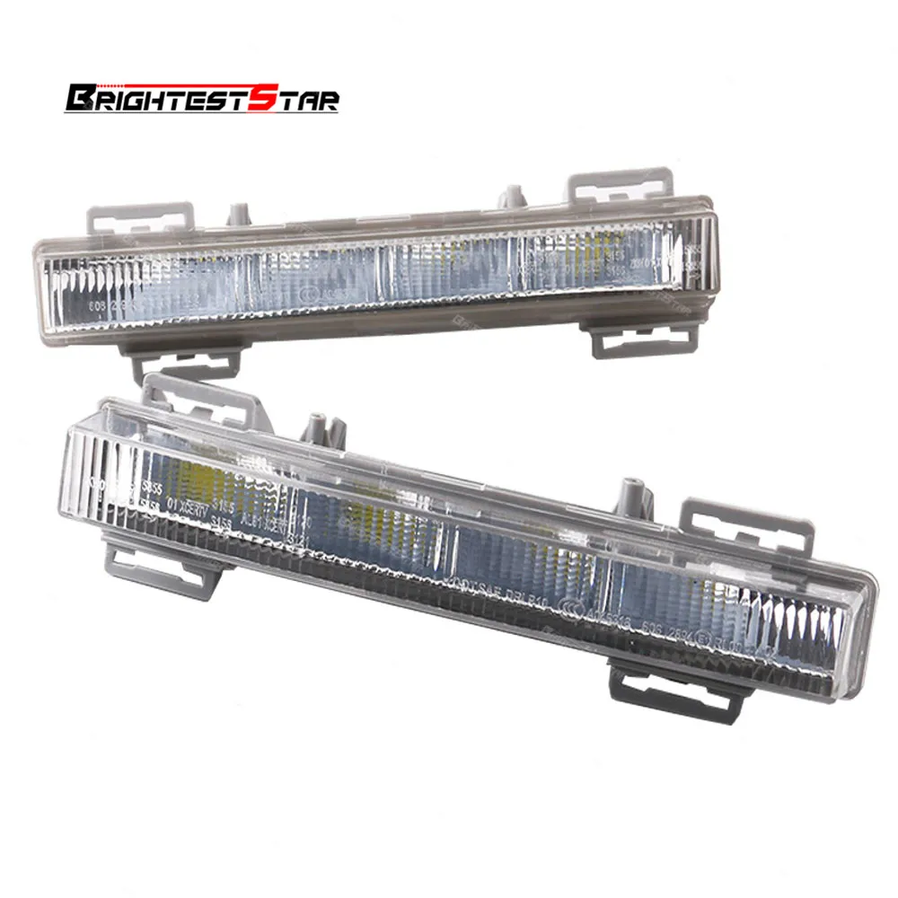 Пара 2049065401 2049065501 для Mercedes ML Class GL 2012 2013 2014 2015 светодиодные дневные ходовые огни