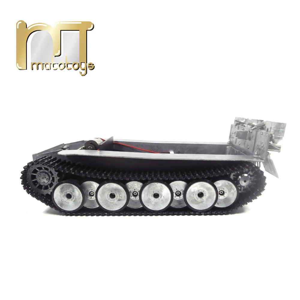 Комплект металлических нижних корпусов Mato 1/16 Tiger 1 с направляющими колесные