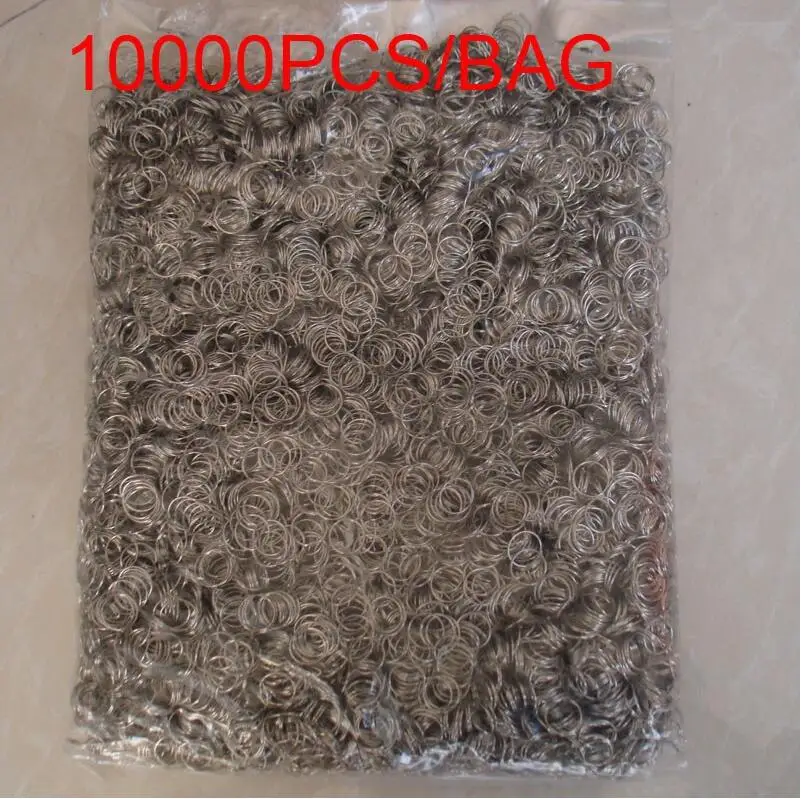 2000 шт./пакет 11 мм хром металла кольца восьмиугольных бус соединители для лампы