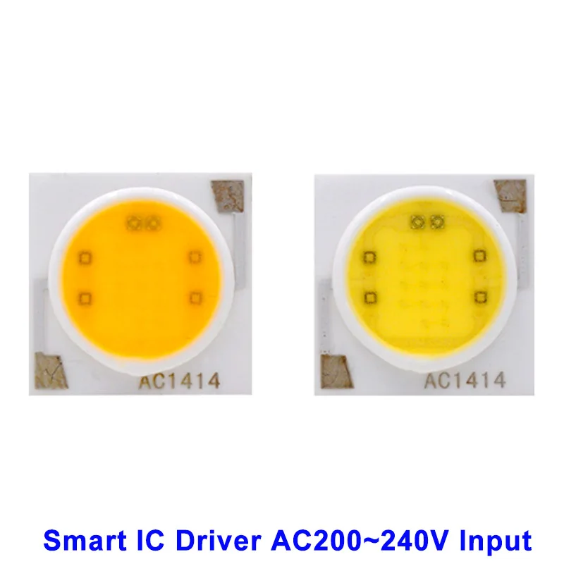 Светодиодный чип COB лампы 18 Вт 15 12 9 7 5 3 220 В вход умный IC драйвер подходит для DIY