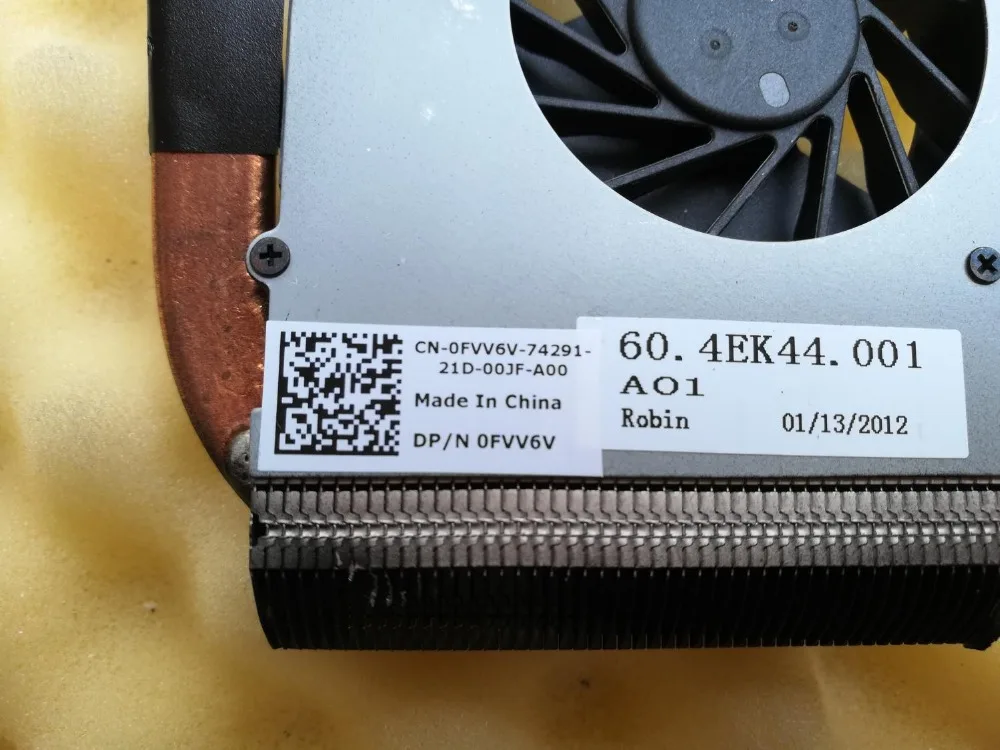 Новый кулер для DELL M4010 N4030 M4030 Охлаждающий радиатор с вентилятором DP/N 0FVV6V fv6v AMD CPU DSC