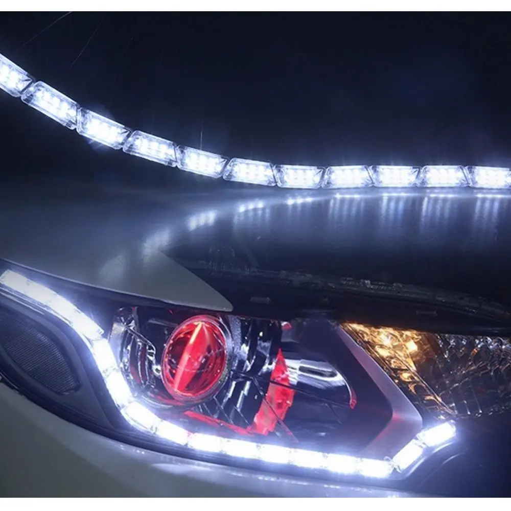 Комплект из 2 предметов 2-тон белый янтарь автомобилей головной светильник knight rider