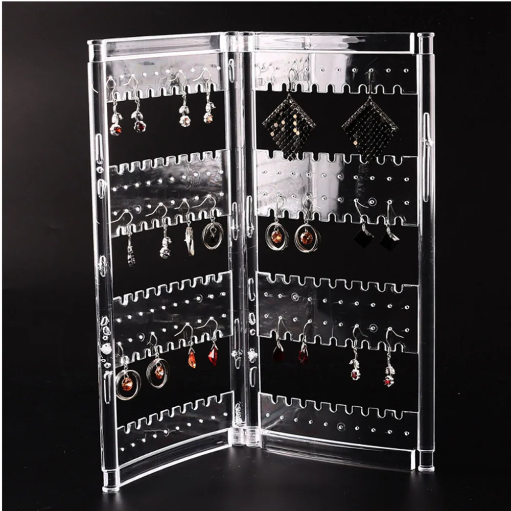 Новинка 2016 креативные серьги с кристаллами и 2 дверями подставка для