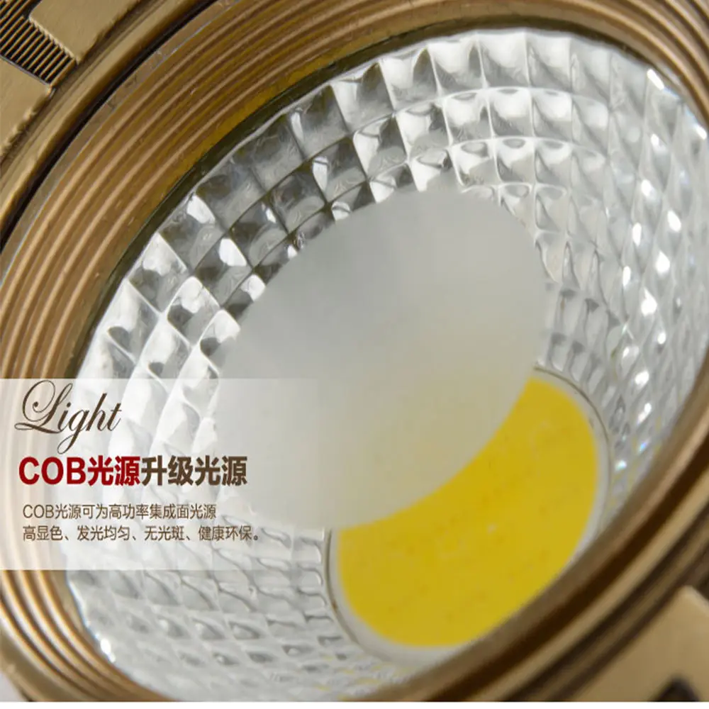 Европейская Светодиодная потолочная лампа медная для ресторана|ceiling spotlight led|led