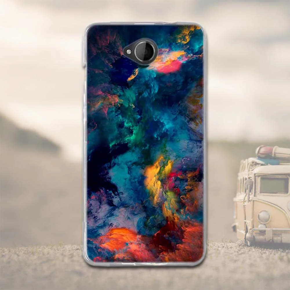 Чехол с изображением цветка для Nokia Microsoft Lumia 650 TPU Защитный чехол + Силиконовый