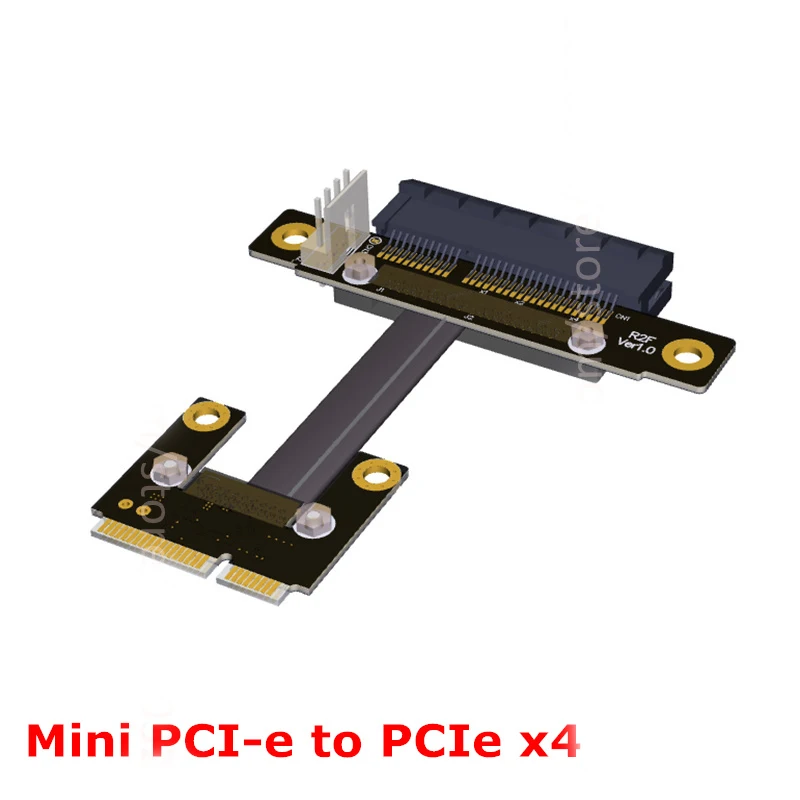 32 Гбит/с Mini PCI e mPCIe WAN WiFi для PCIe x4 E 4x переходные карты Gen3.0 ленточный кабель pci WIFI