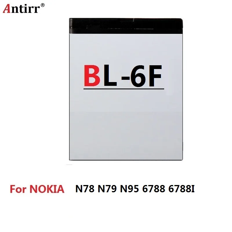 3 7 V 1200mAh BL-6F телефон Замена литий-ионная батарея для Nokia N78 N79 N95 6788 6788I BL6F батареи |