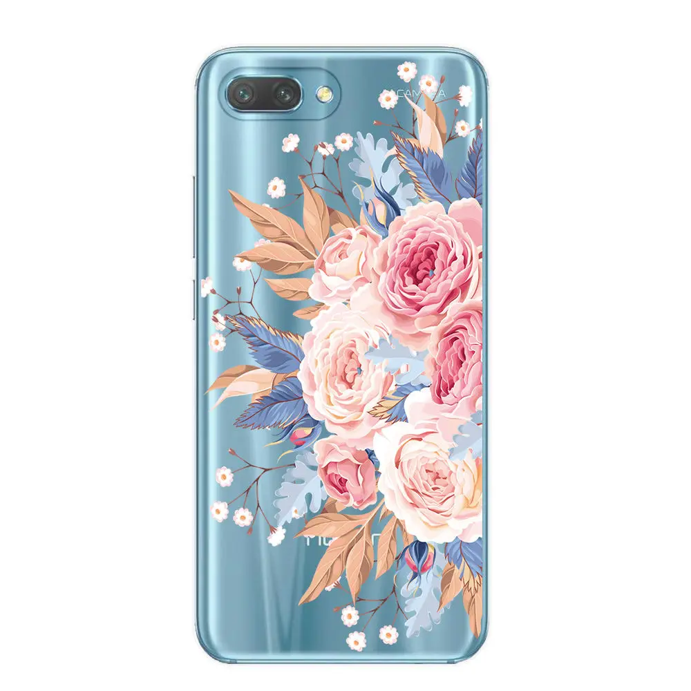 Силиконовый чехол для телефона huawei honor 10, чехол, мягкая задняя крышка из ТПУ, чехол для телефона honor10, чехлы, Coque Etui full 360, защитная пленка
