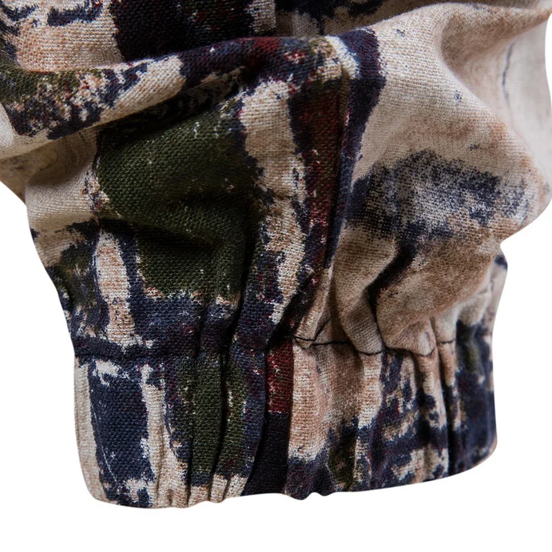 Брюки мужские с цветочным принтом брендовые джоггеры повседневные льняные